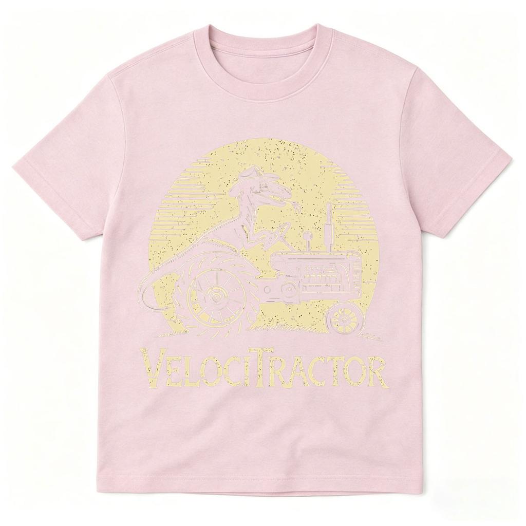 Funny VelociTractor Graphic Tshirt Unisexs Women Clothing Fashion Harajuku Tshirts Cotton Casual Oversized Short Sleeve T Shirts