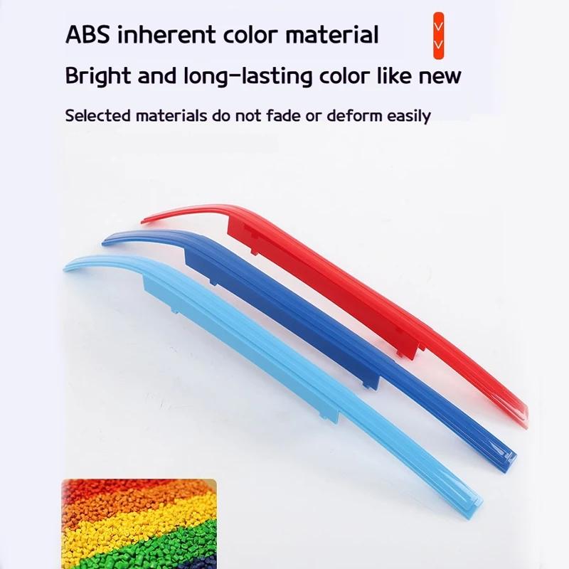 Для BMW 7 серии G70 2025-2025Китай Сетка трехцветная полоса пряжка декоративная накладка передняя часть внешний вид декоративные аксессуары