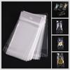 100pcs Jewelry Packaging OPP Pack Bag Packaging Bags Transparent Self Adhesive Plastic Storage Bag