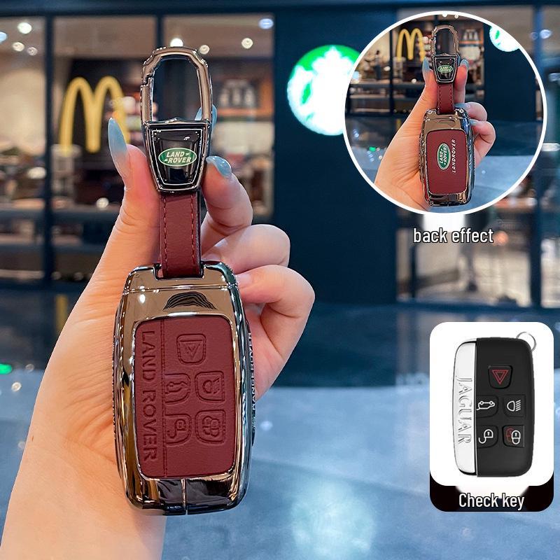 Чехол для ключа Land Rover Evoque L: Подходит для моделей Discovery 6, Range Rover Sport 5, Defender 110, Freelander и Xingmai.