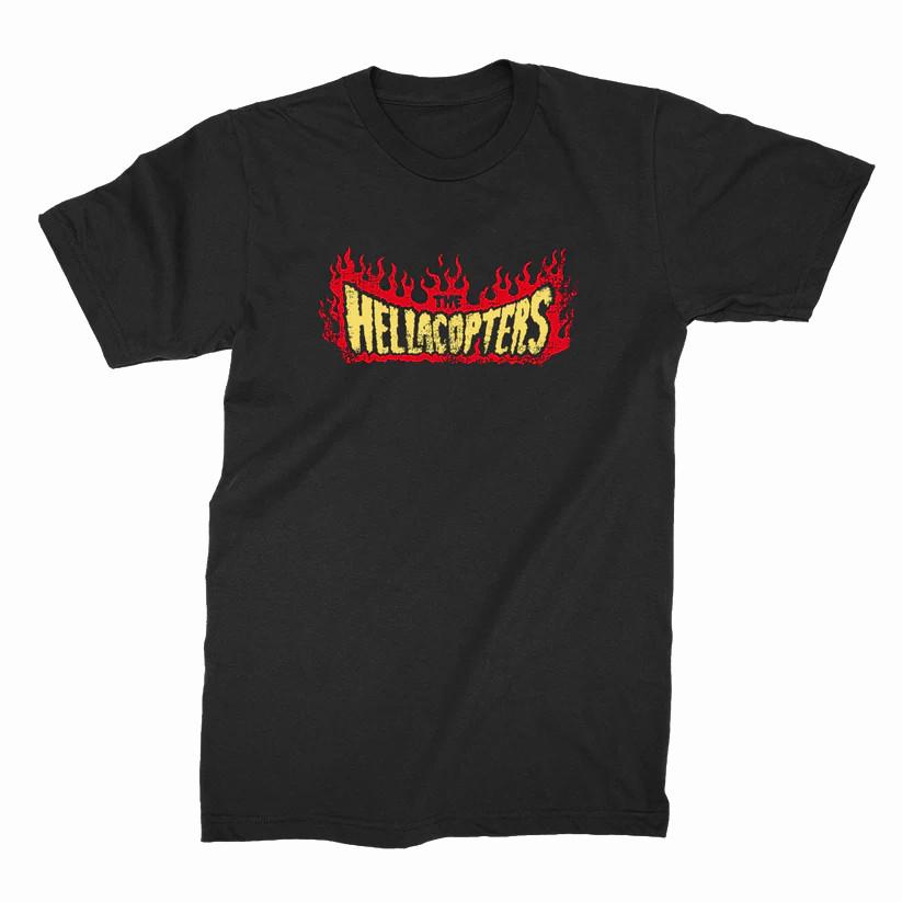 NEW The Hellacopters Band Logo Band Cotton Black T Shirt S-5XL CM589