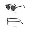 Vintage Retro Round Frame Sunglasses for Lady Leopard Print Color Stylishable Glasses Daily Style Sunglasses UV400 lunettes de soleil