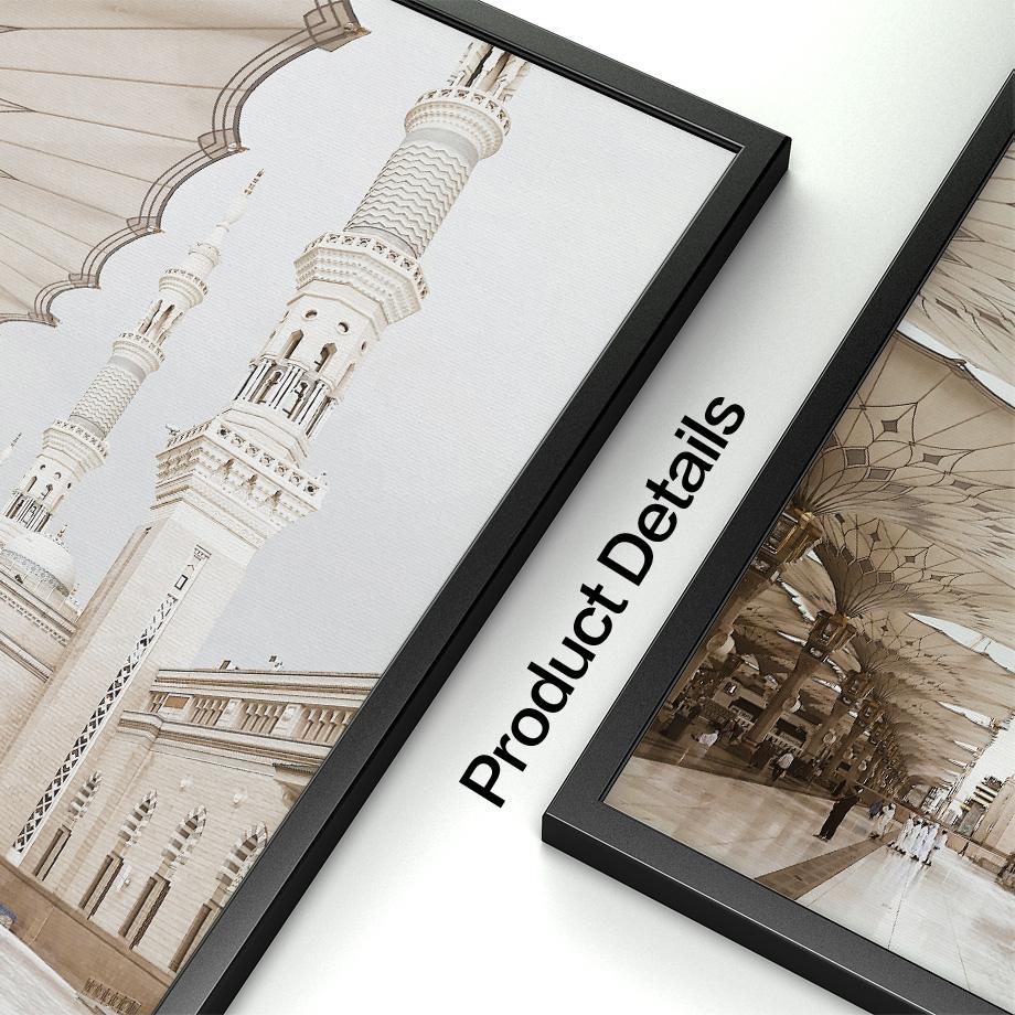 Белая мечеть шейха Зайда, золотые листья, плакаты на скандинавскую тему и принты, настенная живопись на холсте, настенные панно для декора гостиной