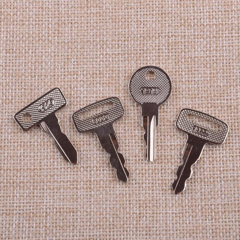4Pcs Silver Ignition Key Set Fit for E-Z-GO Yamaha Golf Cart PTV Club Car Ds/Precedent Gas/Electric 1920 1919 8002 1922 Model