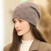 New Women Winter Hat Streetwear Warm Cap Fashion Decorate Beanie Hat For Female Casual Knitted Hat