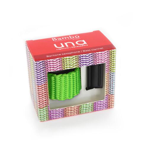 Bambu Ligature for Baritone Saxophone/Bass Clarinet [UB01] UNA, Green