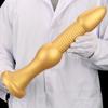 37cm Silicone Golden Anal Plug Super Long Extra Thick Fisting Dildo Back Court Buttplug Wearing Anal Strip Anus Expansion Tool