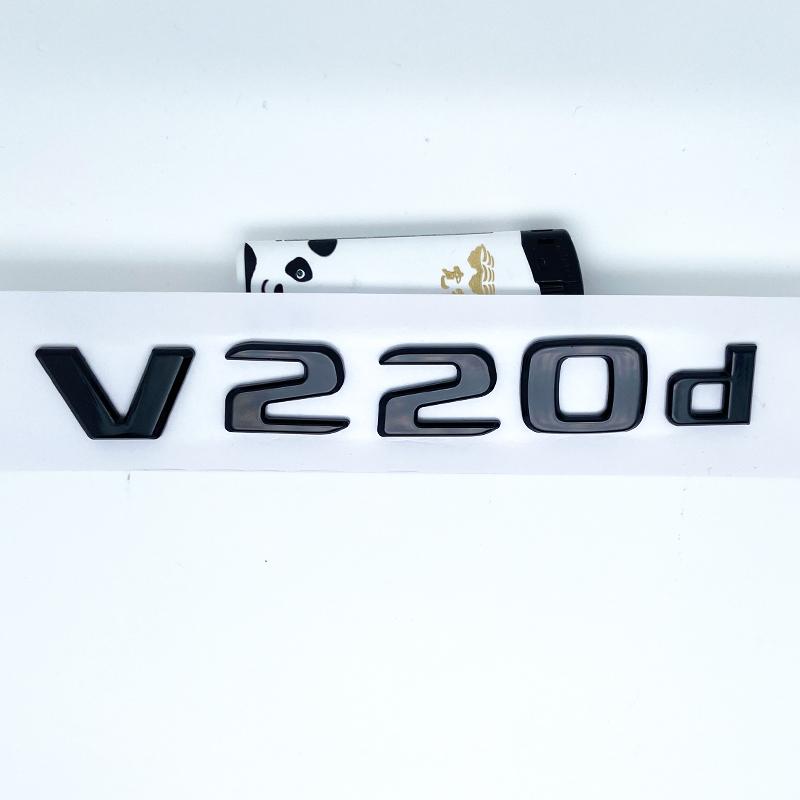 3D Letters V260L V220d V250d V300d Emblem for Mercedes Benz V W447 Car Fender Badge Trunk Nameplate Logo Sticker XC7