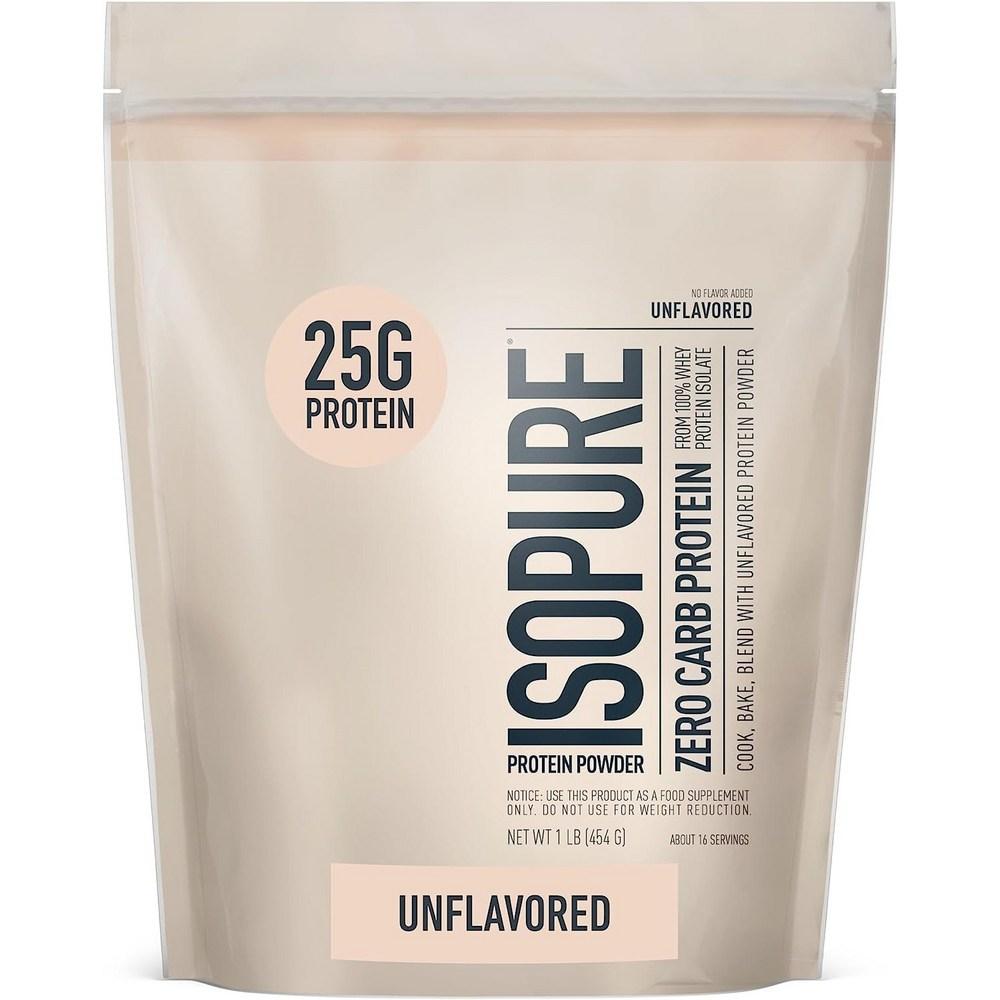 IsoPure Изолят Сывороточного Белка Порошковый Протеиновый Добавка Без Вкуса 1 шт 454г Ингредиенты: может быть изменено по | 1 шт. 454 г