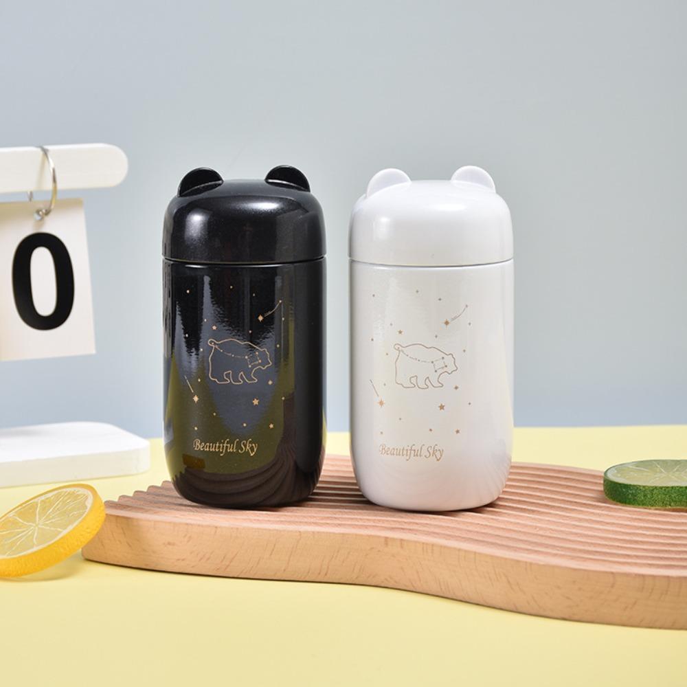 Small Capacity Vacuum Flask 304 Stainless Steel Coffee Mug Starry Sky Mini Thermos Bottle  Couple