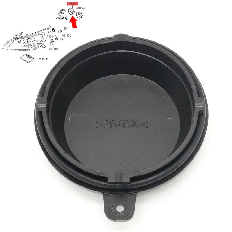 Headlight Bulb Seal Cap Headlamp Waterproof Dust Cover For Hyundai Genesis i40 Tucson Santa Fe For Kia Ceed JD K5 Optima Sorento