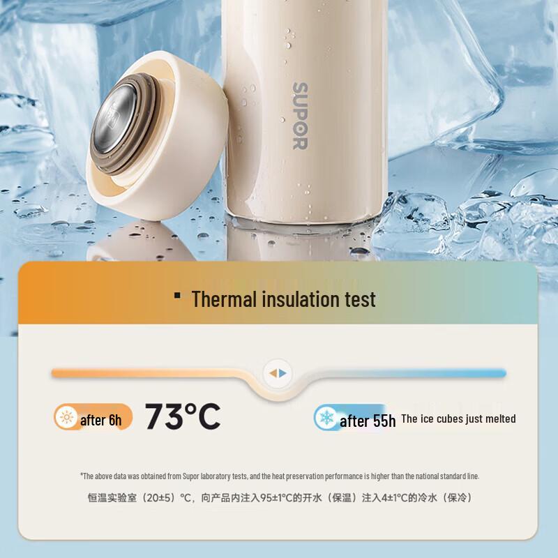 Термос-заварник Supor KCV45DB10 из нержавеющей стали 316L