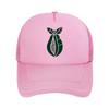 Modern Tropical Fruit Silhouette Emb Mesh Baseball Cap Polyester Forward Observations Hat Adjustable Golf Hat Summer