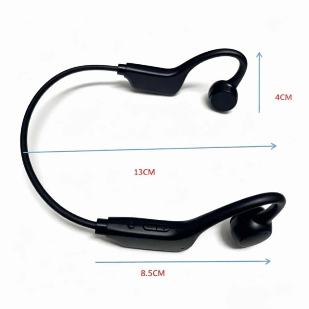 Wireless Bone Conduction Headphones With Mic Wireless Bluetooth Headset Cycling