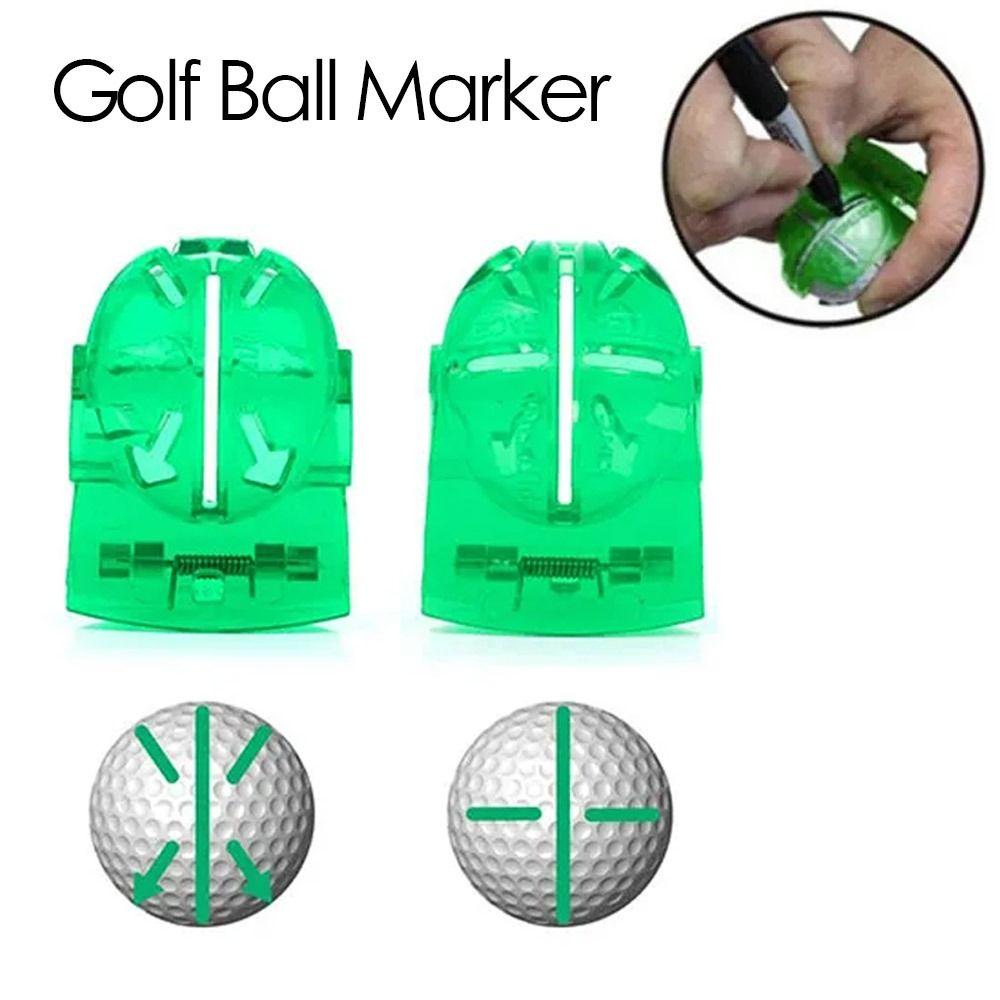 Positioning Aids Line Drawing Marker Golf Mark Stencil Golf Ball Marker Alignment Tool Line Marker