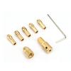 7 Pcs 0.5 3mm Electric Drill Bit Collet Micro Twist Drill Chuck Tool Adapter (3.17mm )