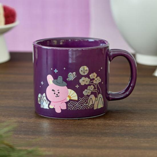 BT21 Кружка с перламутровым рисунком Premium K Edition 320 мл