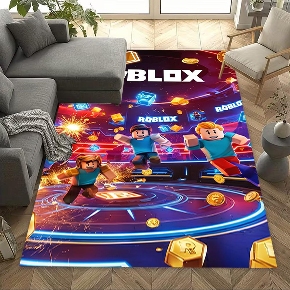 Roblox Adventure World Floor Mat Suitable for Foyer Hallway Decorate room Game Room Antislip Carpet Office home decor