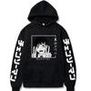 Harajuku Anime Chainsaw Man Hooded Higashiyama Kobeni Printed Men Women Hoodies Aesthetic Trendy Streetwear Classic Pullover Unisex Sweatshirt