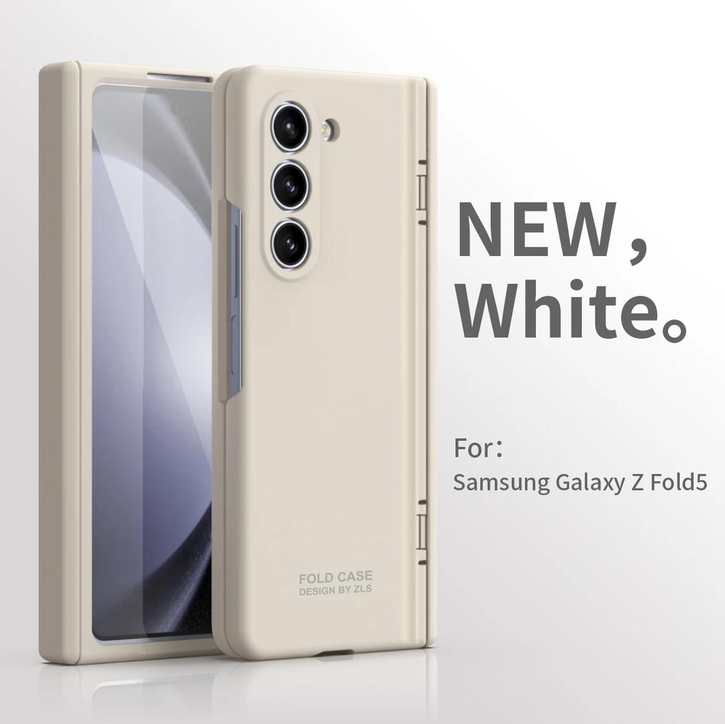 Luxury Matte Case for Samsung Galaxy Z Fold 5 4 3 2 Liquid Silicon Armor Shockproof Full Screen Protector Cover S Pen