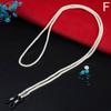 1 шт. держатель для шнурка, однотонная цепочка для маски, ремешок для очков, подвесная веревка, аксессуар для очков
