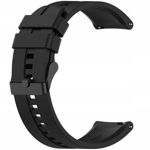 Pasek Do Huawei Watch Gt 2 2E 3 4 5 Gt2 Gt3 Gt4 Gt5 Pro 46Mm 48Mm Pasek01_Czarny