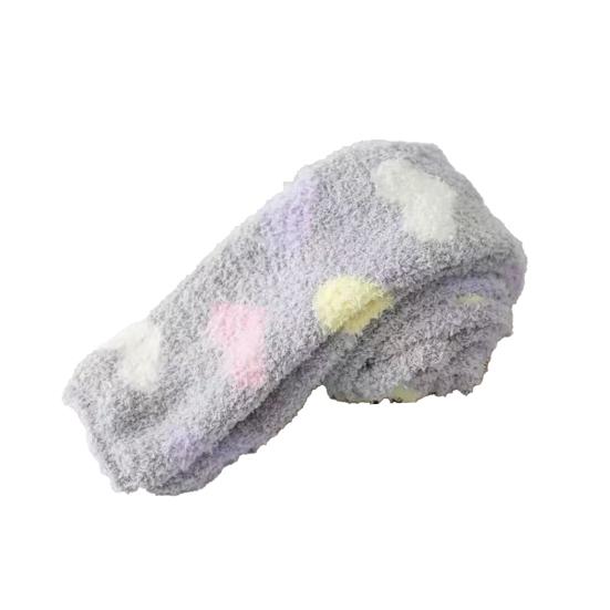 Women Long Floor Socks Soft Fluffy Over Knee Socks Colorful Warm Thick Thigh High