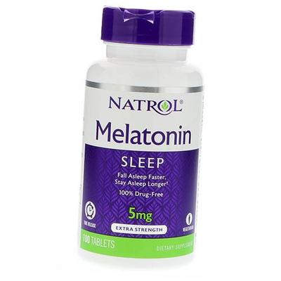 Мелатонин постепенного высвобождения, Melatonin Time Release 5, 100таб (72358013)