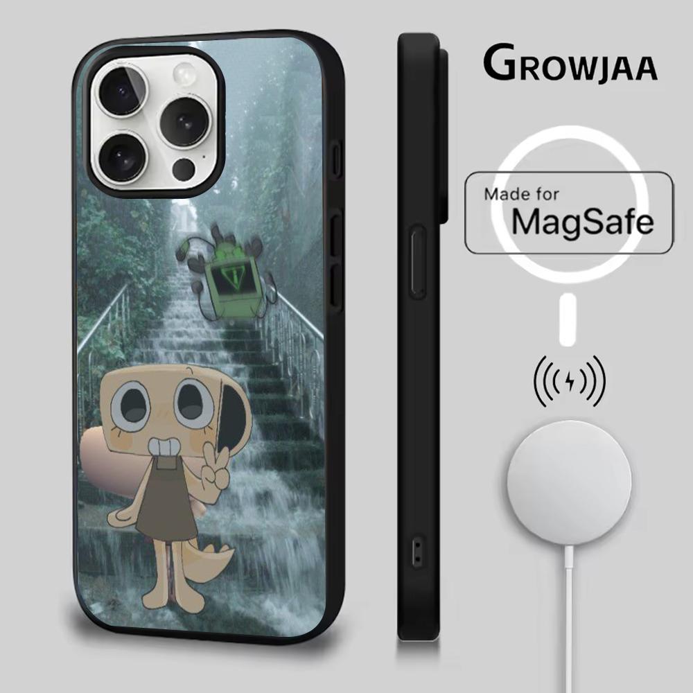 Чехол для телефона Game D-Dandys W-World для iPhone 16e, 16, 15, 14, 13, 12, 11, Plus, Pro, Max, Mini Магнитная беспроводная зарядка Magsafe