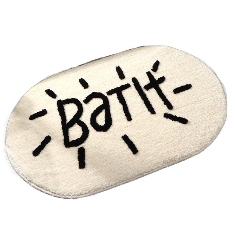 High Absorbency Imitation Cashmere Mat Quick Dry Absorbent Doormat Non-Slip Floor Mat  Bedroom