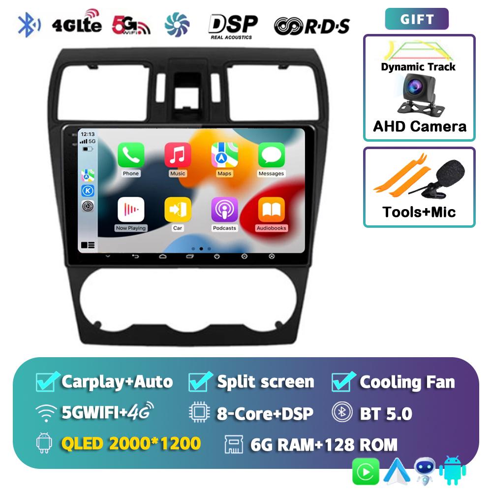 Android 14 Carplay Автомагнитола для Subaru Forester XV WRX 2012 2013 2014 2015 2018 Мультимедийный проигрыватель GPS Стерео DSP WiFi+4G
