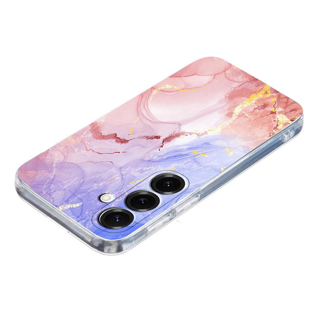 Для Samsung Galaxy S25+/S24+ Чехол Мраморный принт Мягкий ТПУ Чехол для телефона