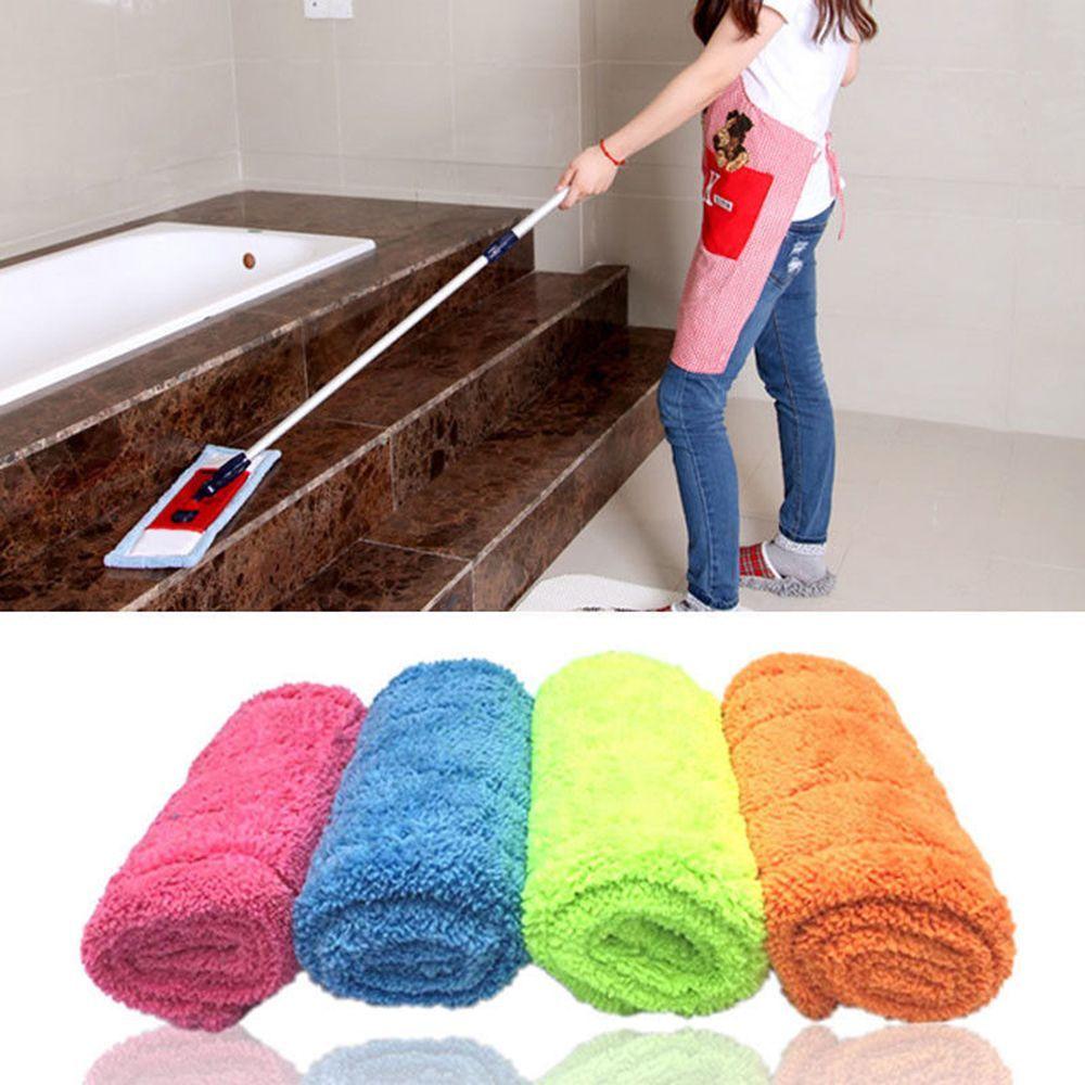 Microfiber Floor Dust Mop Pad Practical Cloth Flat Refill Replacement Cleaning Pad for Spray Mop