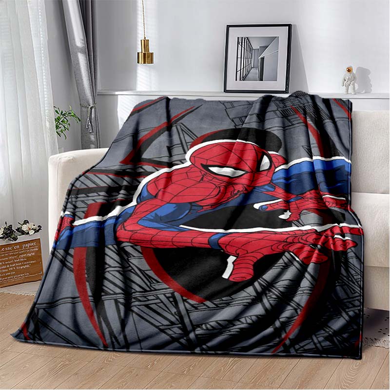 2026 New Spider-Man DIY Printed Blanket, Living Room/Bedroom Shawl, Suitable for Home, Office and Leisure Use, and Can Also Be