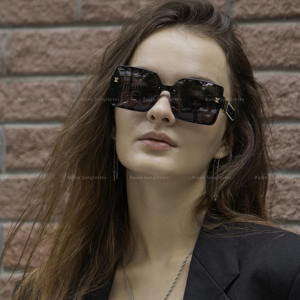 Luxury Square Designer Fashion Big Sunglasses for Women Glasses Brand Woman Women's Retro Shades UV400 Sunglasses Eyewear