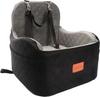 Dog Car Seat Elevated Booster for Small Medium Dogs, Portable Pet Car Seat with Washable Cushion, Non-Slip SUV Sedan Travel