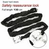 Metal Security Anti-theft Cycling Heavy Duty Padlock Bicycle Lock Chain Lock Bike Accessories