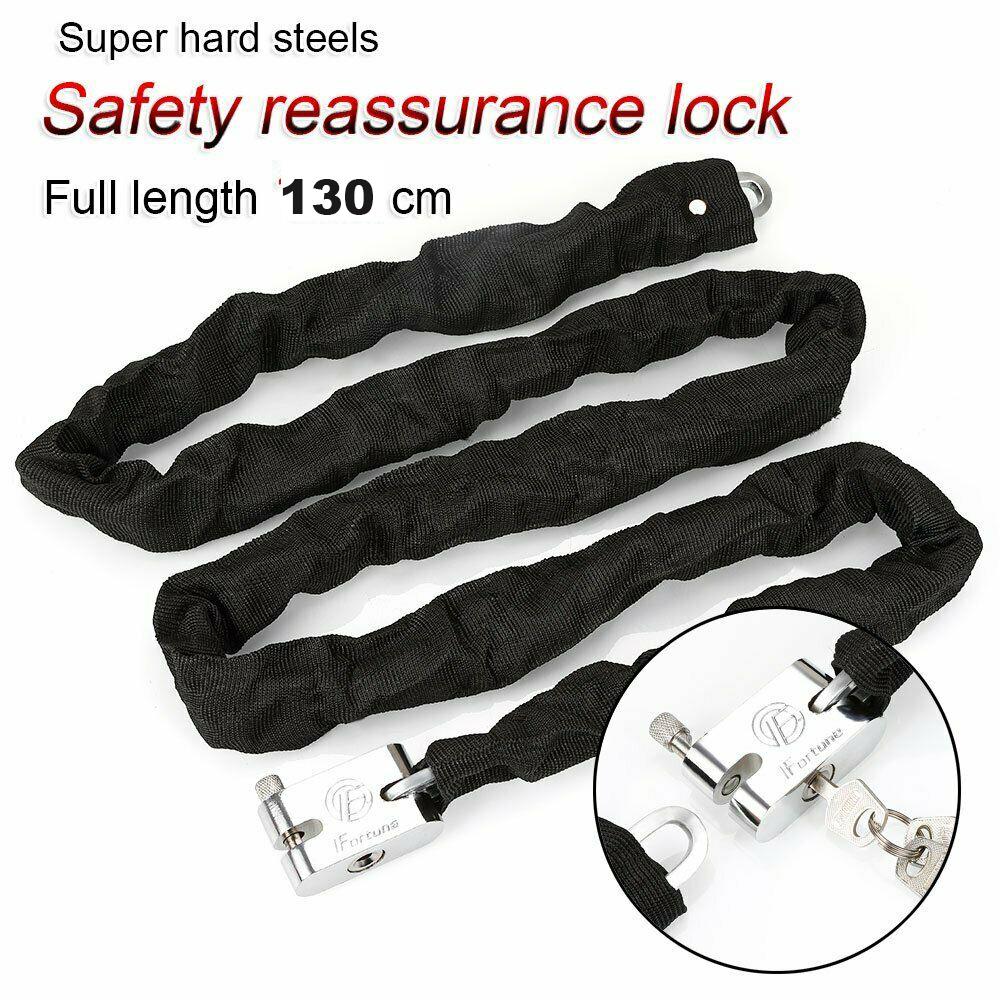 Metal Security Anti-theft Cycling Heavy Duty Padlock Bicycle Lock Chain Lock Bike Accessories