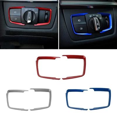 Для BMW F30 F31 F32 F34 3 4 2 шт. ABS Пластиковая Рамка-наклейка для Переключателя Регулировки фар Автомобильные Аксессуары