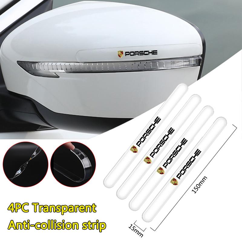 For Porsche Panamera Cayenne Taycan 911 718 Macan Carrera-GT 928 944 968 Car Door Edge Transparent Anti Scratch Protection Strip VN2