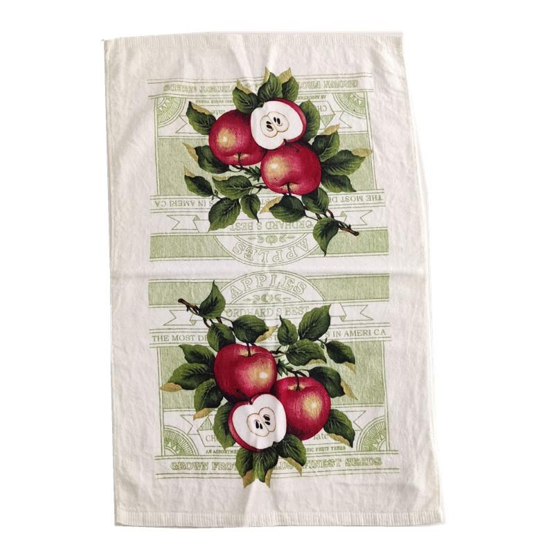 1Pc 41x64cm Thicken Flower Fruit Printed Cotton Kitchen Tea Towel Dish Cleaning Cloth Table Napkins Cooking Tool