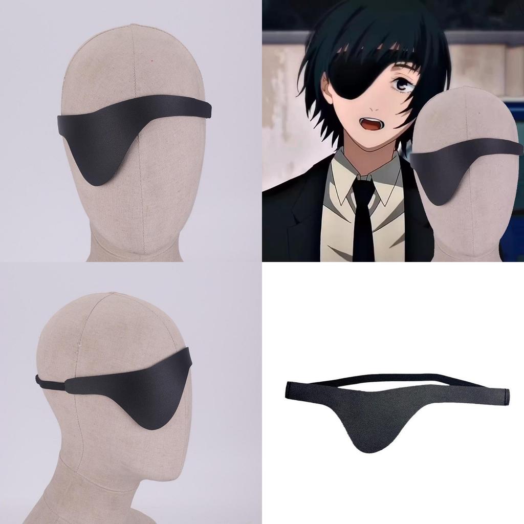 Маска для глаз Chainsaw Man для косплея, аксессуар для поклонников аниме, с гибкой посадкой для любителей косплея