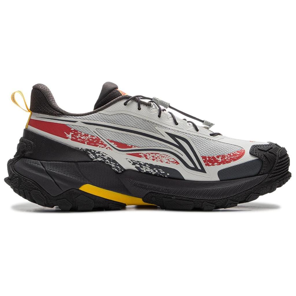 Li-Ning Yijie 2.0 Устойчивость Водонепроницаемые Амортизирующие Нескользящие Прочная Поддержка Низкие Кроссовки Для Похода На Открытом Воздухе Унисекс Кроссовки Для Похода Лайм AHTU005-4