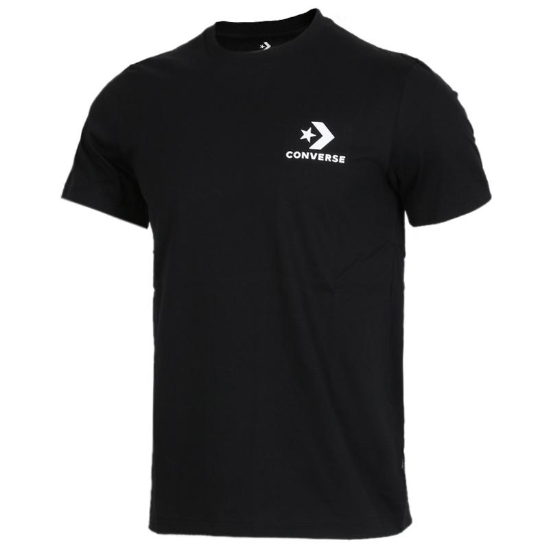 Converse Мужская футболка Star Chevron Черная 10008752-A01