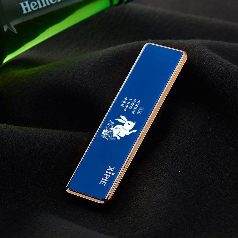 Rechargeable Ultra-Thin USB Lighter: Stylish, Silent, Mini, Portable, Men's Choice