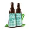 Nat Habit Шампунь для волос с розмарином и формулой из трех листьев гибискуса, карри, нима, соевым ферментом, протеином, без сульфатов, натуральная упаковка