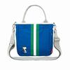 8390 Snoopy Sporty Shoulder Small Tote Bag IP Square 2 Way PEANUTS [Rootote] (01 Blue)