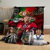 Cristiano Ronaldo Portugal Football Glory Moment blanket Soft and portable four season home bed  office travel, lunch break, warm blanket P28