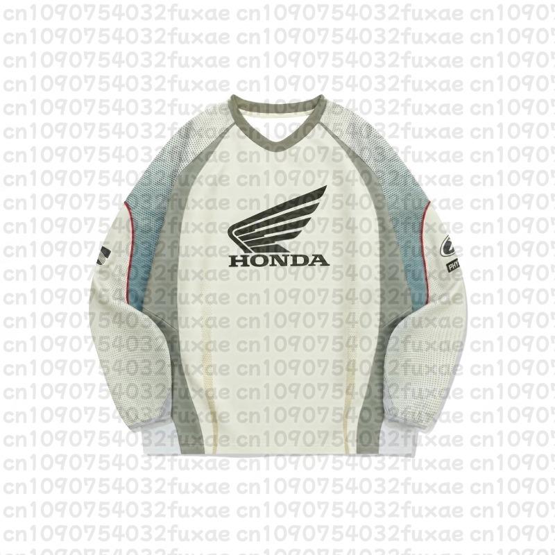 Honda Спортивная рубашка для мотоцикла с длинным рукавом Велосипедная рубашка Дышащая Велосипедное гоночное снаряжение Удобная Верх для мотоцикла для бездорожья IH6