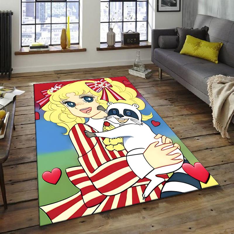 1pc Candy Candy2 Design Area Rug - Non-Slip, Soft & Cozy Floor Mat for Living Room, Bedroom, Office - Indoor/Outdoor Decorative Carpet